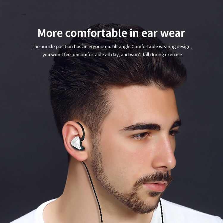 CVJ Demon Double Dynamic Coil HiFi Music Wired Earphone No Mic