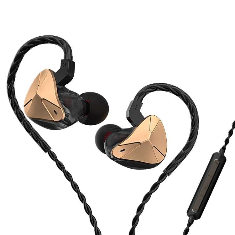 CVJ Demon Double Dynamic Coil HiFi Music Wired Earphone With Mic
