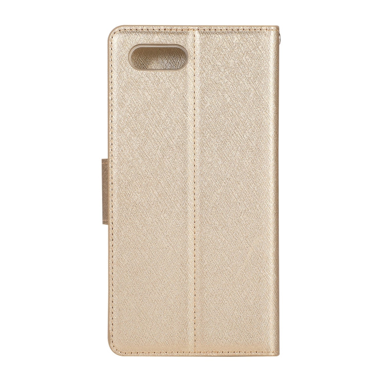 For OPPO A7 Silk Texture Horizontal Flip Leather Case with Holder & Card Slots & Wallet & Photo Frame