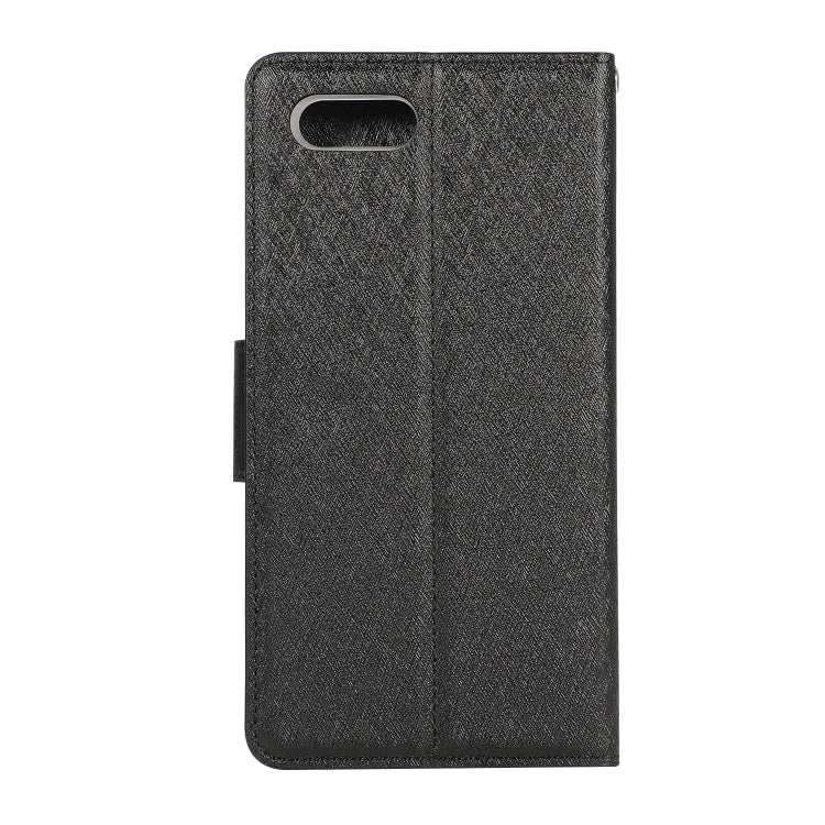 For OPPO A7 Silk Texture Horizontal Flip Leather Case with Holder & Card Slots & Wallet & Photo Frame