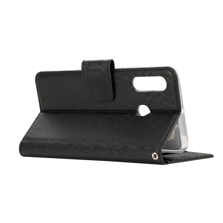 For OPPO A8 / A31 Silk Texture Horizontal Flip Leather Case with Holder & Card Slots & Wallet & Photo Frame