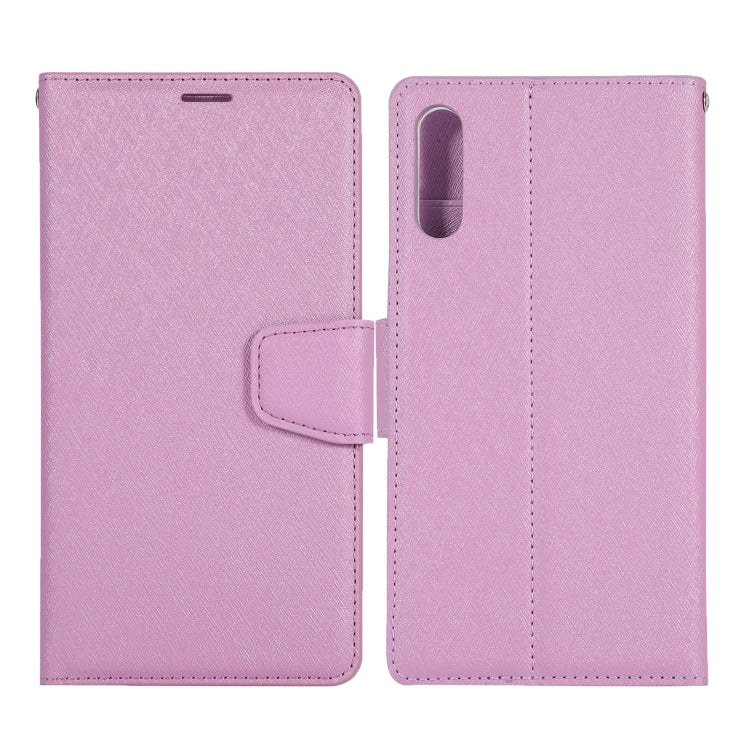 For Galaxy A01 Silk Texture Horizontal Flip Leather Case with Holder & Card Slots & Wallet & Photo Frame