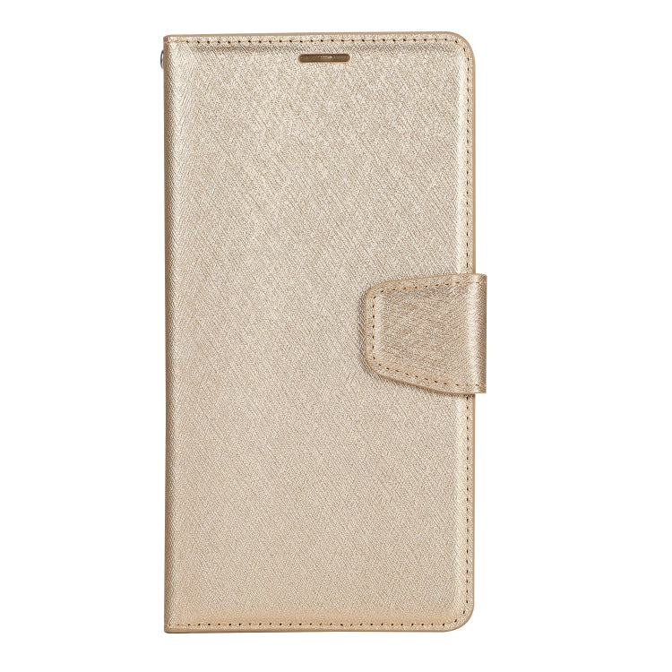 For Huawei Y6 Silk Texture Horizontal Flip Leather Case with Holder & Card Slots & Wallet & Photo Frame