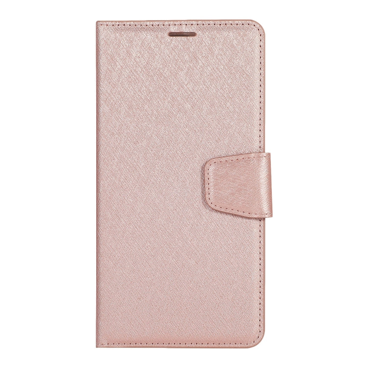 For Huawei Y6 Silk Texture Horizontal Flip Leather Case with Holder & Card Slots & Wallet & Photo Frame