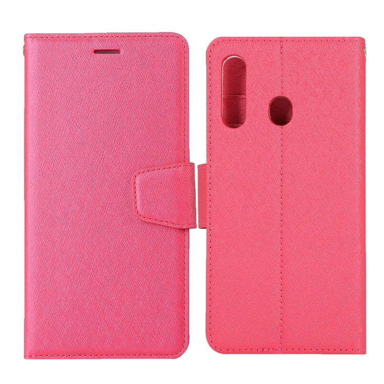 For Huawei Y6s (2020) Silk Texture Horizontal Flip Leather Case with Holder & Card Slots & Wallet & Photo Frame