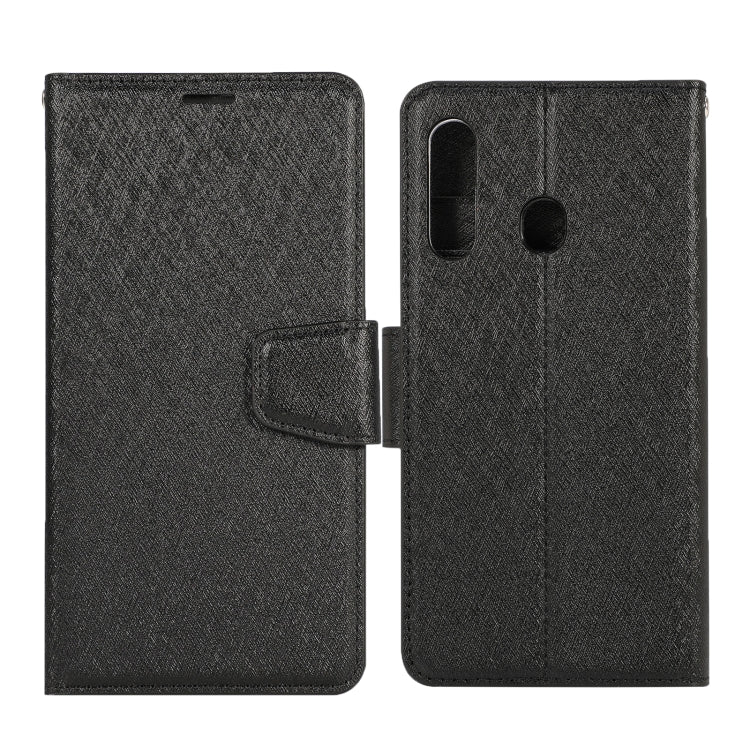 For Huawei Y6s (2020) Silk Texture Horizontal Flip Leather Case with Holder & Card Slots & Wallet & Photo Frame
