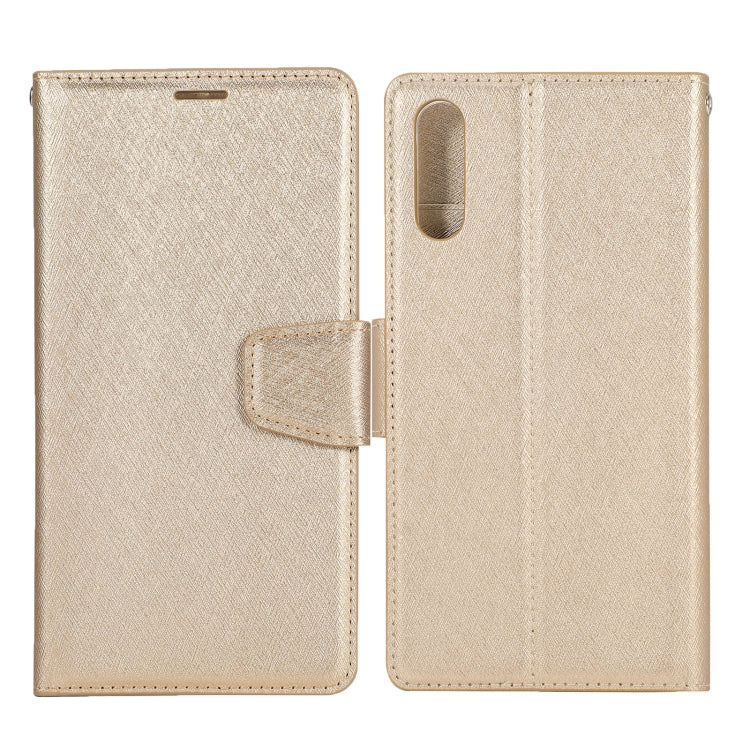 For Huawei Y9 Silk Texture Horizontal Flip Leather Case with Holder & Card Slots & Wallet & Photo Frame