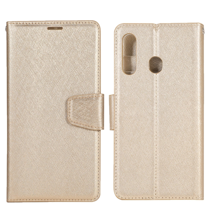 For Huawei Y9 Prime Silk Texture Horizontal Flip Leather Case with Holder & Card Slots & Wallet & Photo Frame
