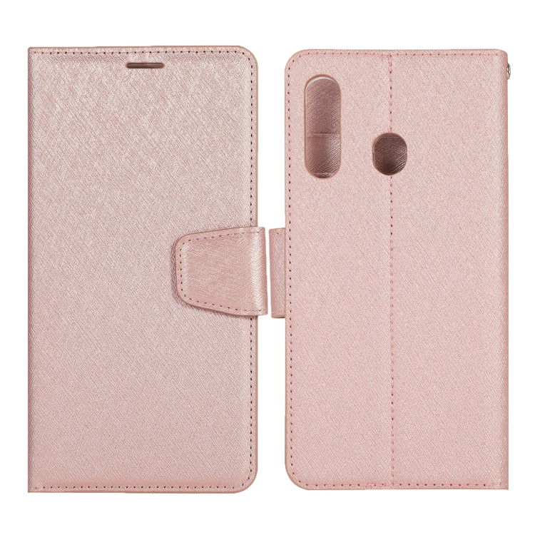 For Huawei Y9 Prime Silk Texture Horizontal Flip Leather Case with Holder & Card Slots & Wallet & Photo Frame