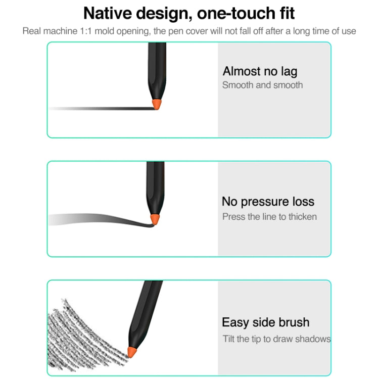 10 in 1 / Set Silicone Nib Cap For Xiaomi Pencil