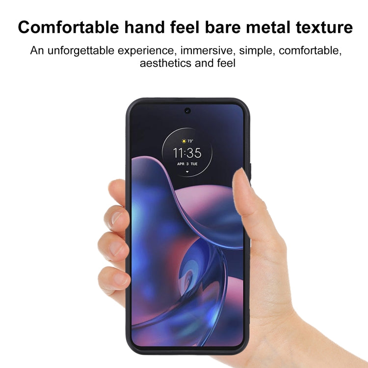 For Motorola Edge (2022) TPU Phone Case(Black)