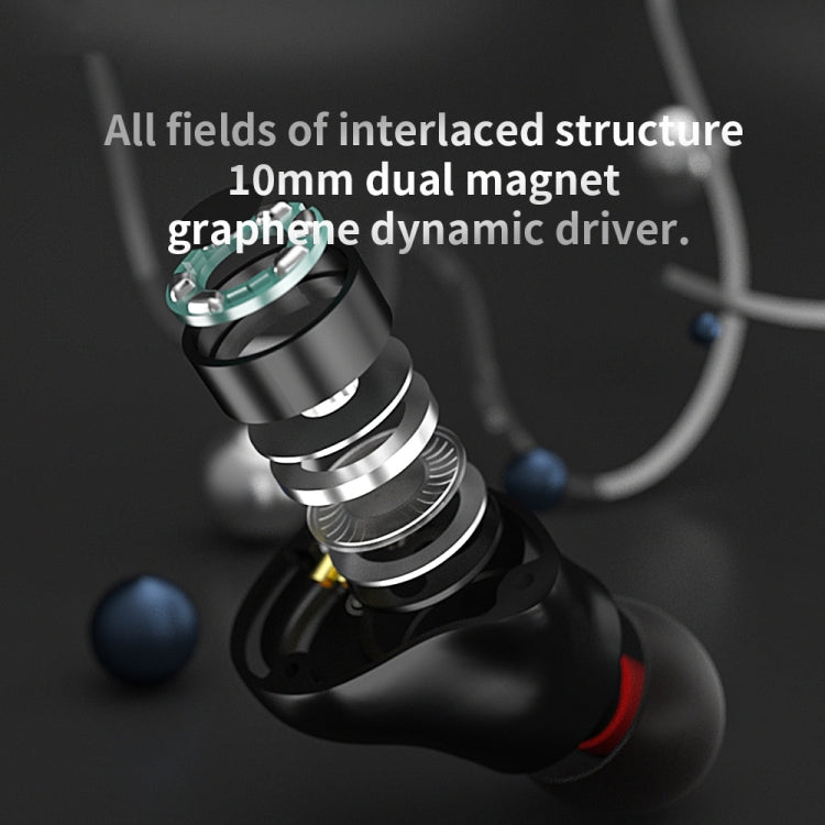 CVJ Mirror Hybrid Technology HiFi Music Wired Earphone No Mic
