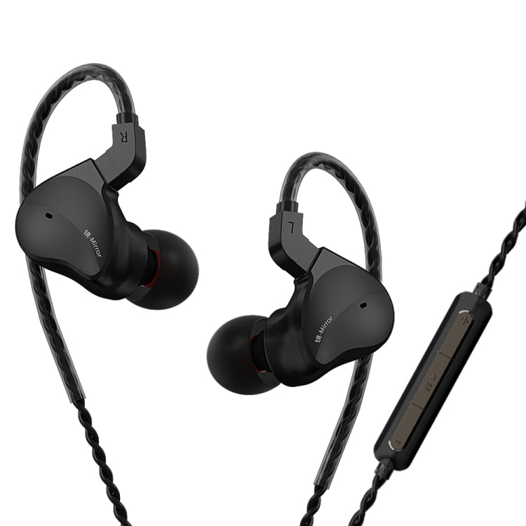 CVJ Mirror Hybrid Technology HiFi Music Wired Earphone With Mic