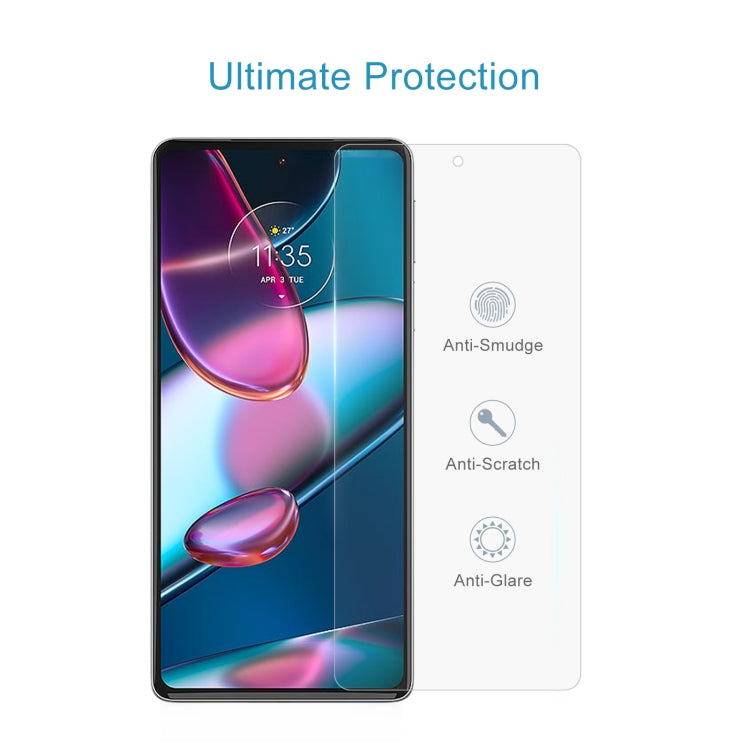 10 PCS 0.26mm 9H 2.5D Tempered Glass Film For Motorola Edge+ 5G UW