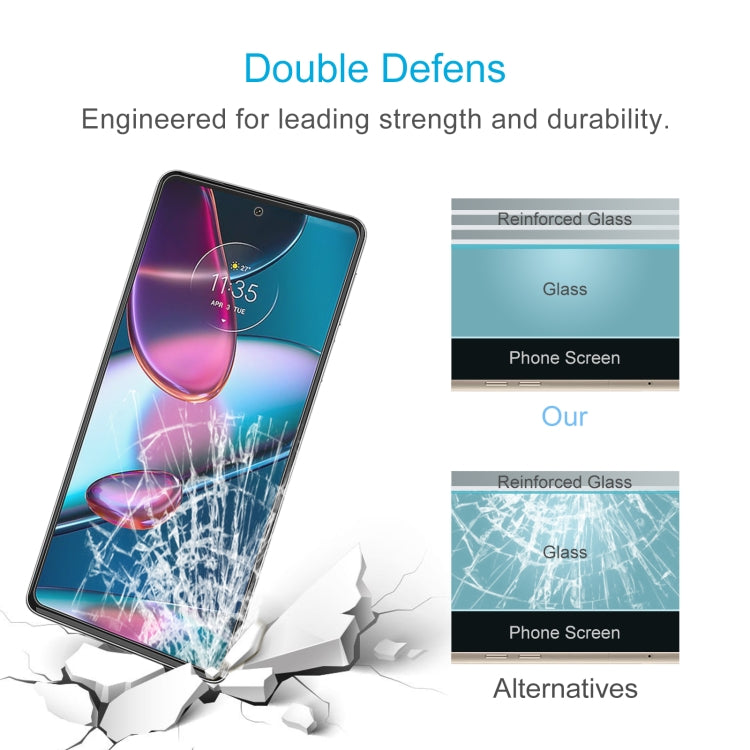 10 PCS 0.26mm 9H 2.5D Tempered Glass Film For Motorola Edge+ 5G UW