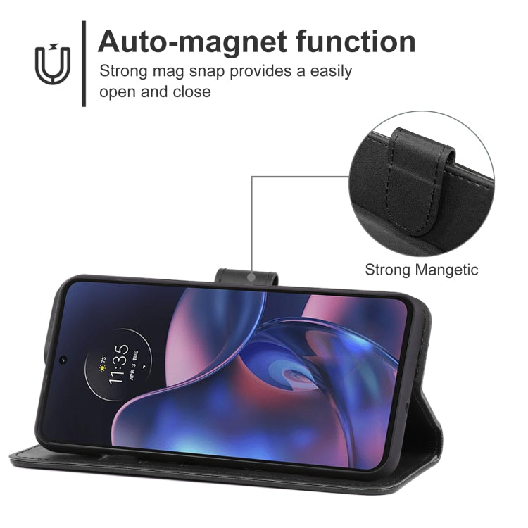 For Motorola Edge Leather Phone Case