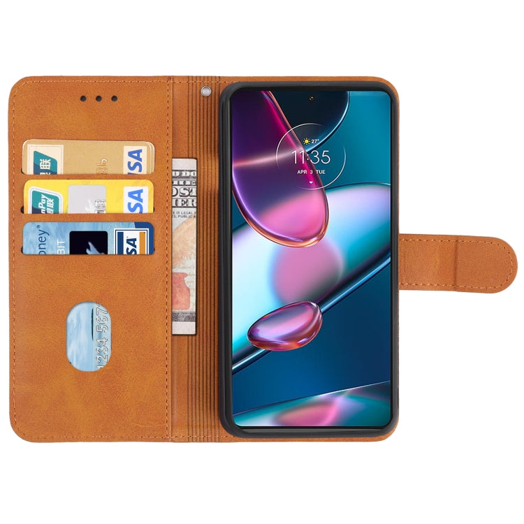For Motorola Edge+ 5G UW Leather Phone Case