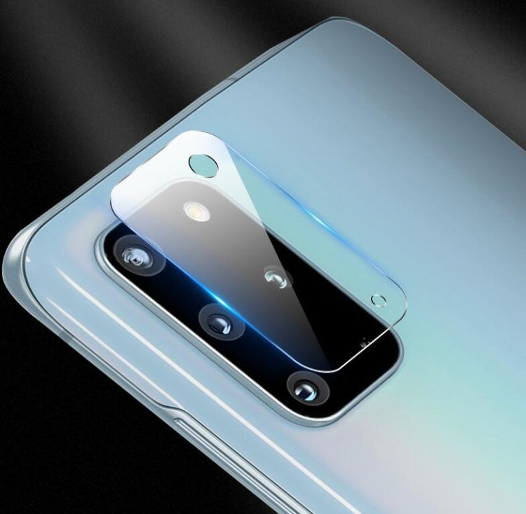 10 PCS For Galaxy S20 Plus 0.3mm 2.5D 9H Rear Camera Lens Flexible Tempered Glass Film