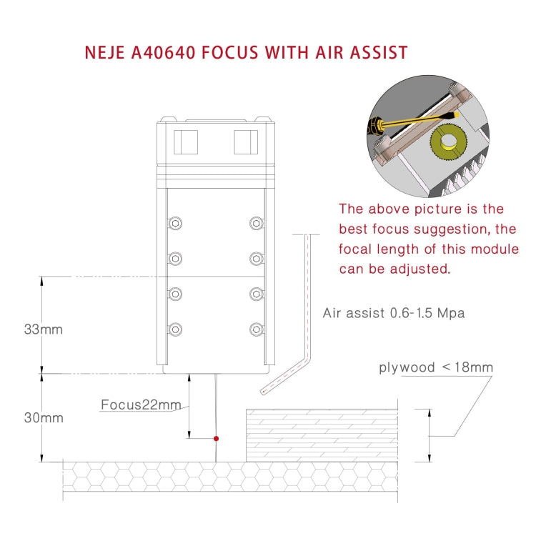 NEJE MASTER 3 MAX Laser Engraver with A40640 Dual Laser Beam Module