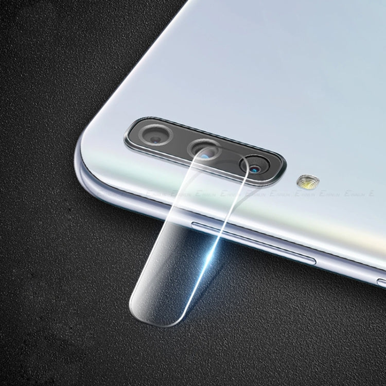 10 PCS For Galaxy A90 5G 0.3mm 2.5D 9H Rear Camera Lens Flexible Tempered Glass Film