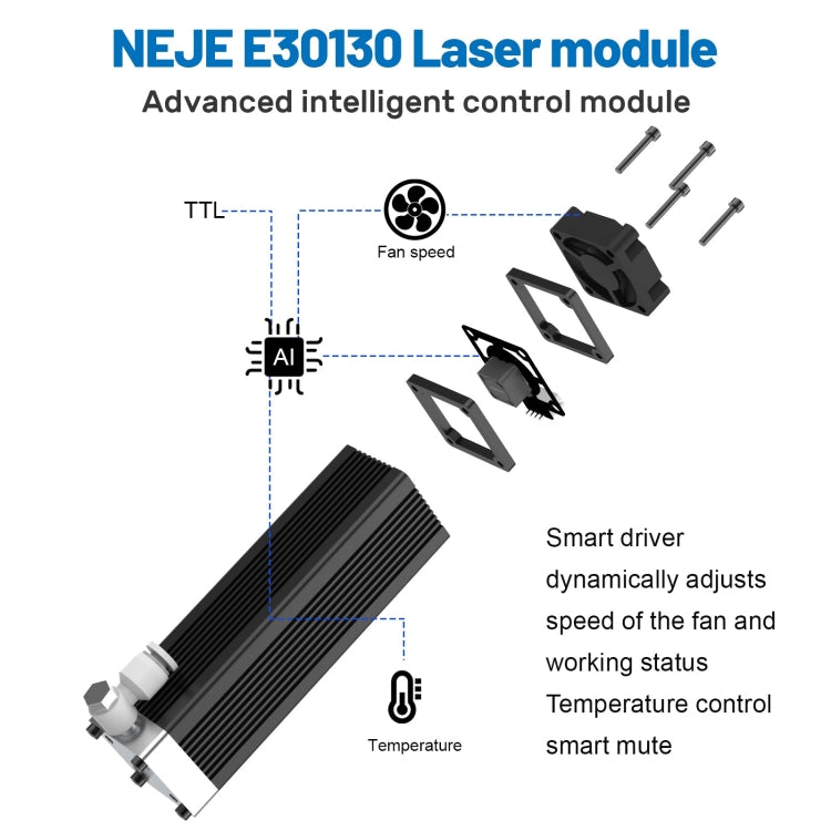 NEJE MASTER 3 MAX Laser Engraver with E30130 Laser Module