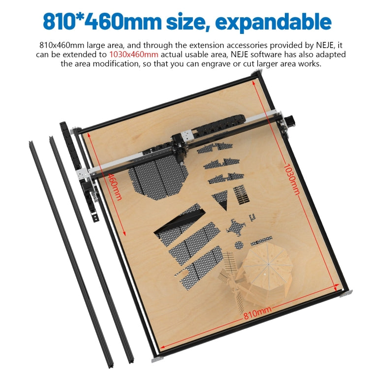 NEJE MASTER 3 MAX Laser Engraver with E30130 Laser Module