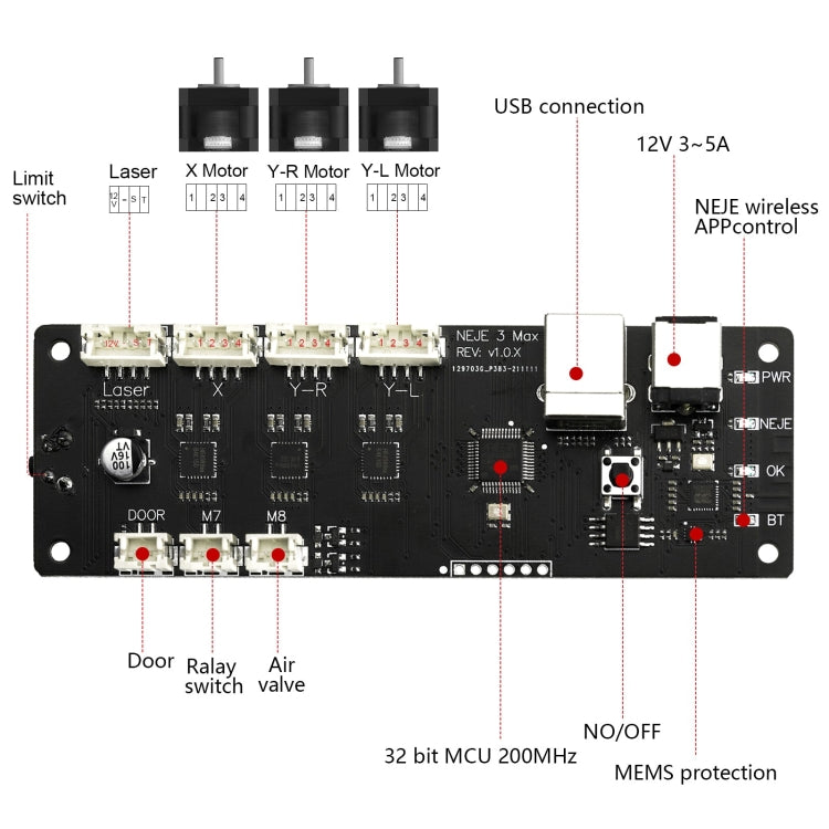 NEJE MASTER 3 MAX Laser Engraver with E30130 Laser Module