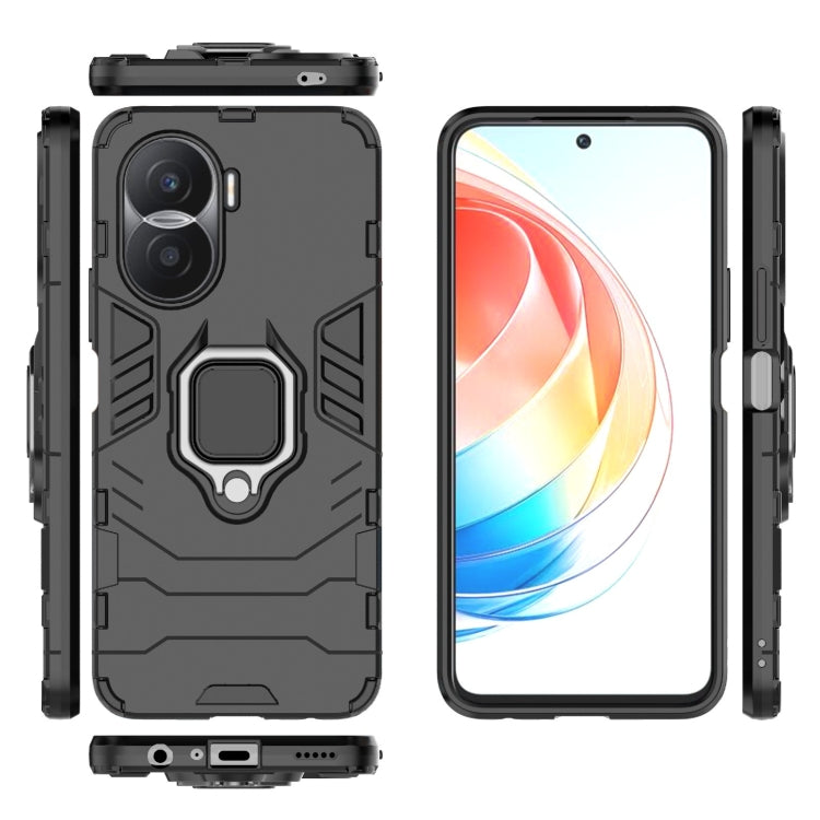 For Honor X40i Shockproof PC + TPU Protective Case with Magnetic Ring Holder