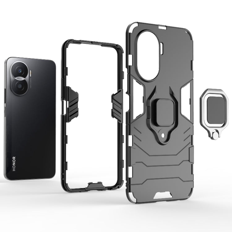 For Honor X40i Shockproof PC + TPU Protective Case with Magnetic Ring Holder