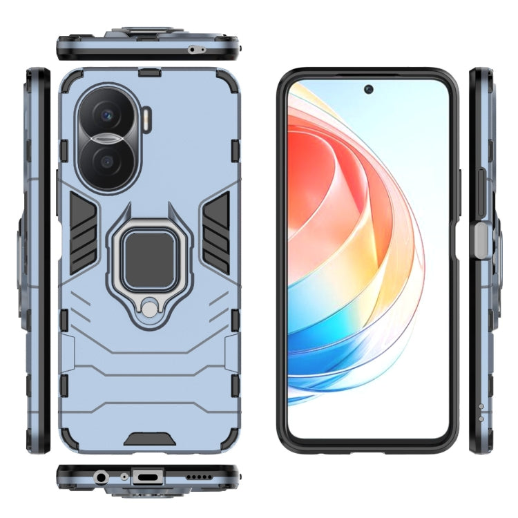 For Honor X40i Shockproof PC + TPU Protective Case with Magnetic Ring Holder