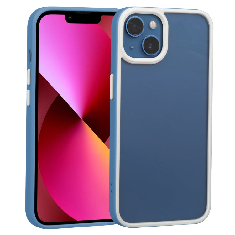 For iPhone 14 Two-color Shield TPU + PC Phone Case