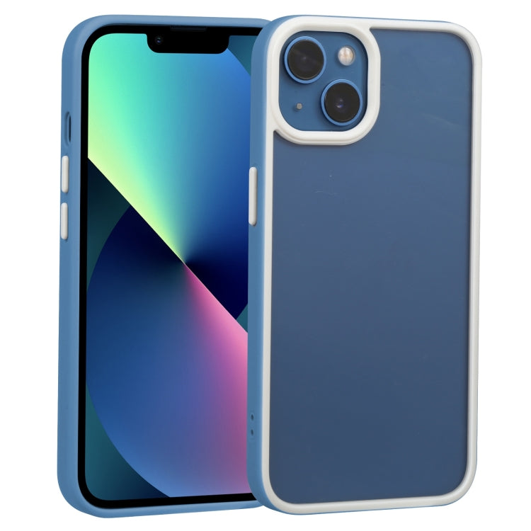 For iPhone 14 Plus Two-color Shield TPU + PC Phone Case