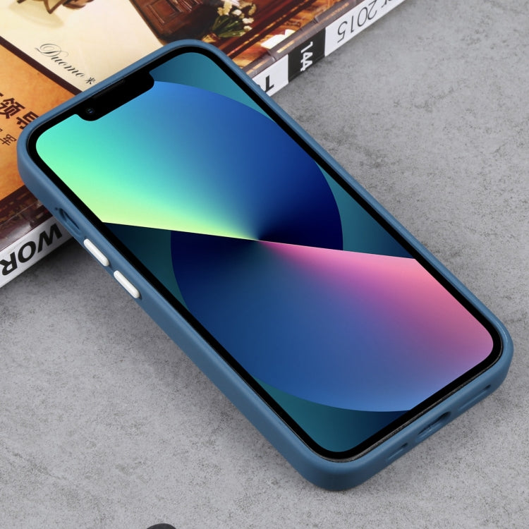 For iPhone 14 Plus Two-color Shield TPU + PC Phone Case