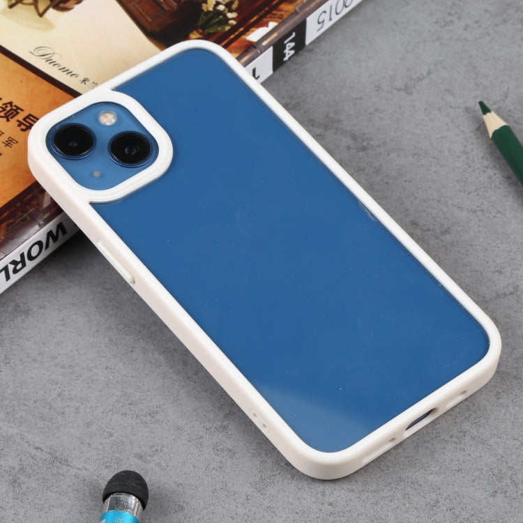 For iPhone 14 Plus Two-color Shield TPU + PC Phone Case