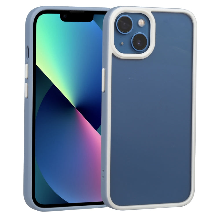 For iPhone 14 Plus Two-color Shield TPU + PC Phone Case
