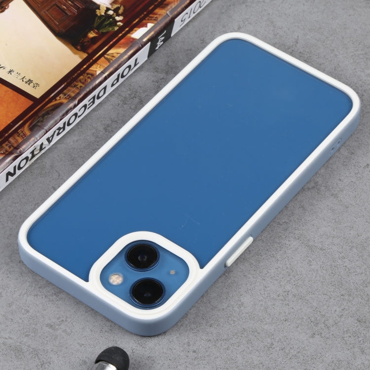 For iPhone 14 Plus Two-color Shield TPU + PC Phone Case