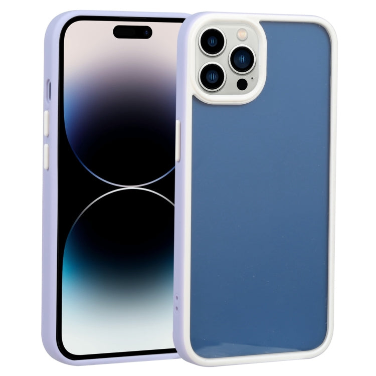 For iPhone 14 Pro Max Two-color Shield TPU + PC Phone Case