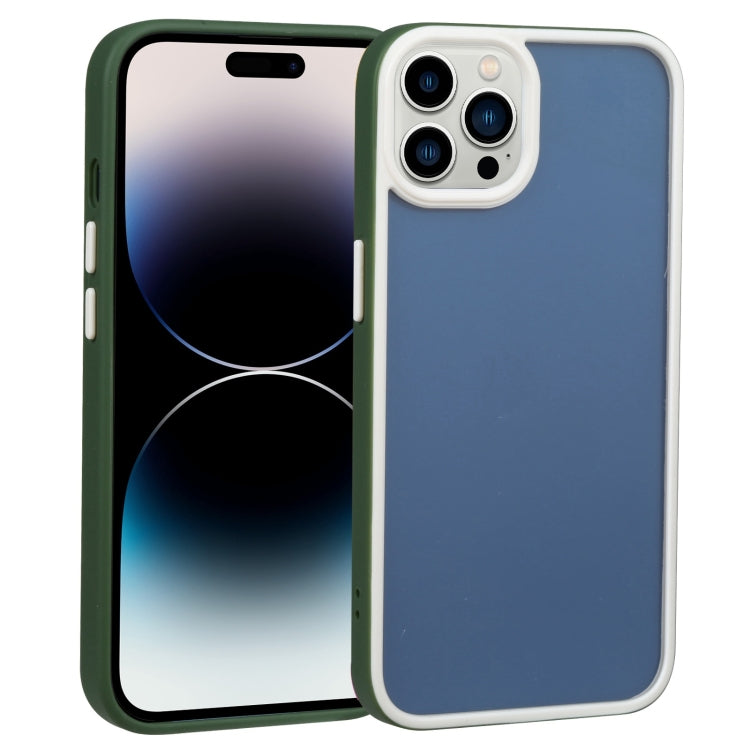 For iPhone 14 Pro Max Two-color Shield TPU + PC Phone Case