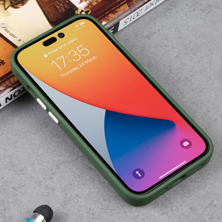 For iPhone 14 Pro Max Two-color Shield TPU + PC Phone Case