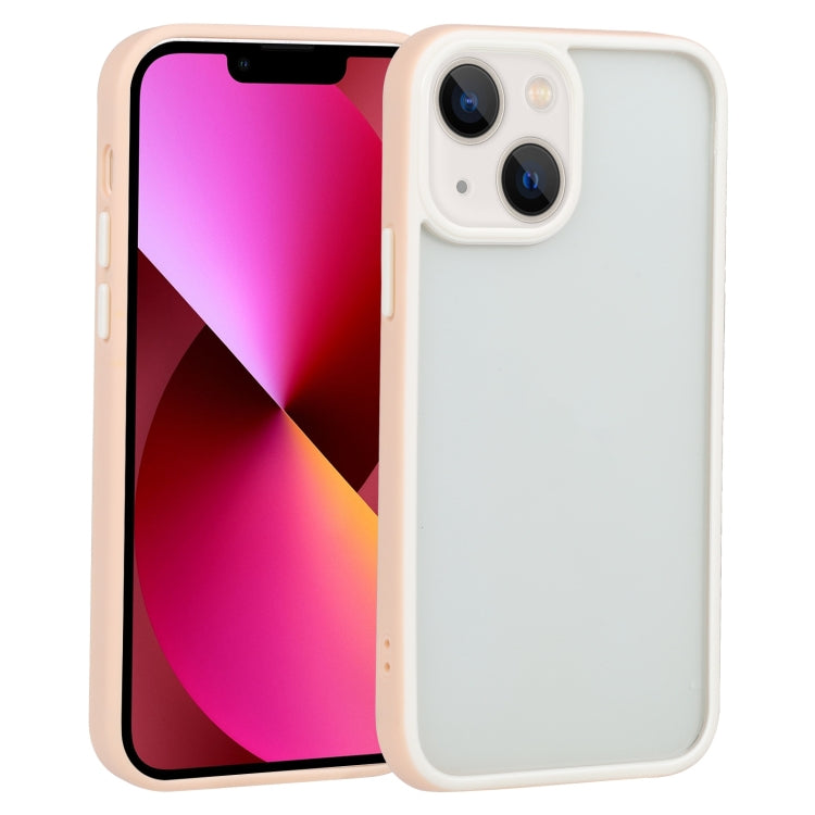 For iPhone 13 Two-color Shield TPU + PC Phone Case