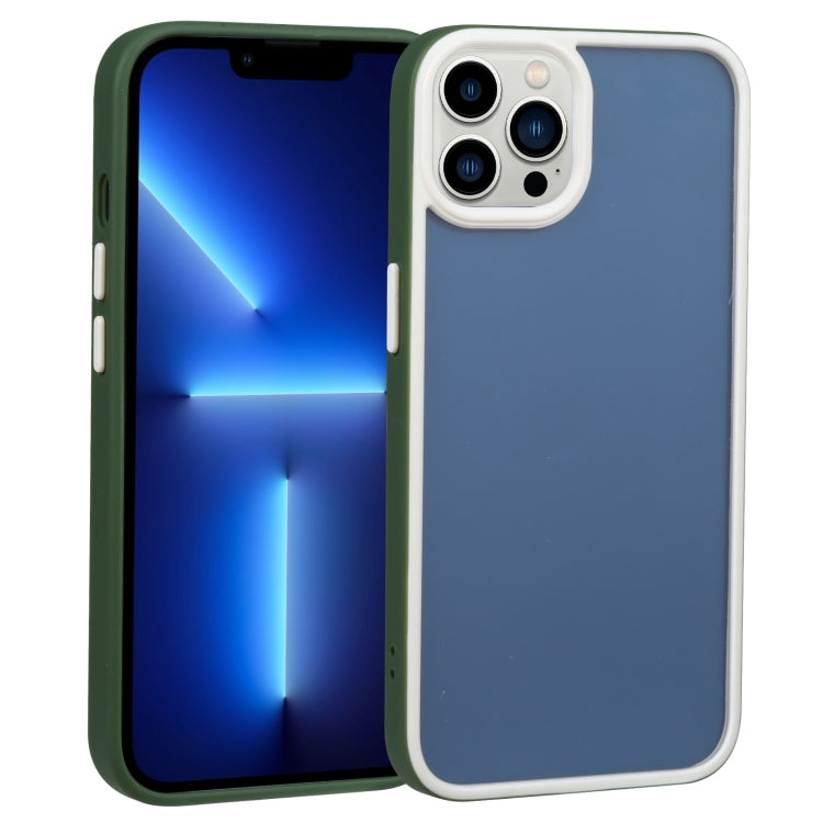 For iPhone 13 Pro Two-color Shield TPU + PC Phone Case