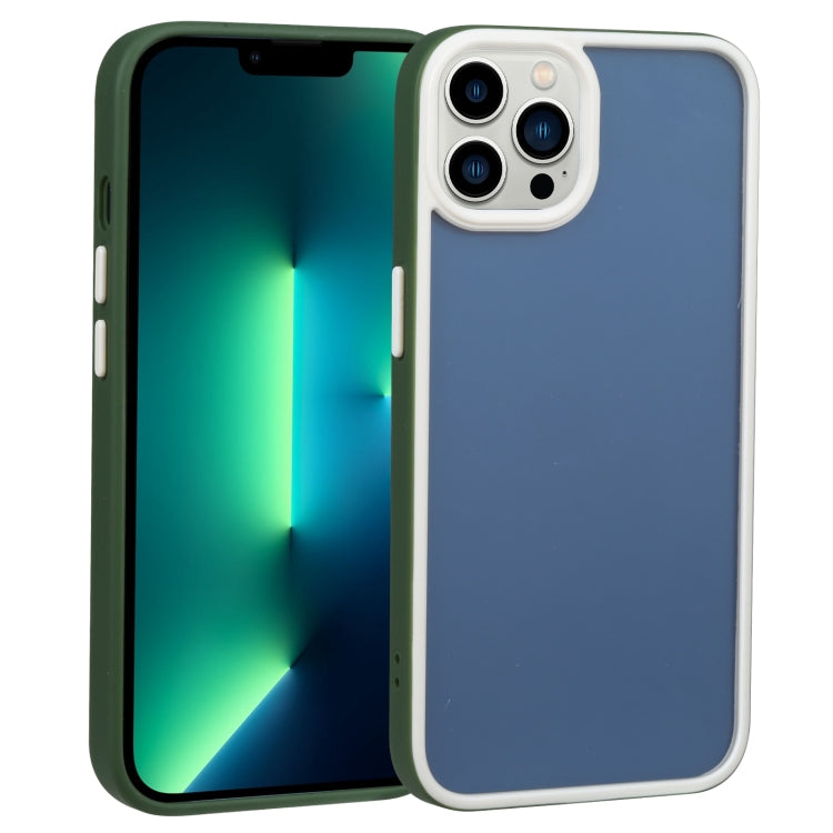 For iPhone 13 Pro Max Two-color Shield TPU + PC Phone Case