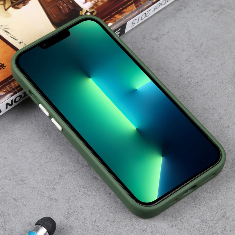 For iPhone 13 Pro Max Two-color Shield TPU + PC Phone Case