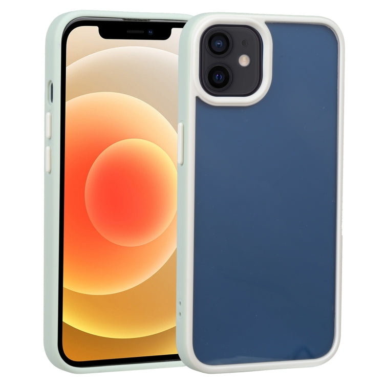 For iPhone 12 Two-color Shield TPU + PC Phone Case