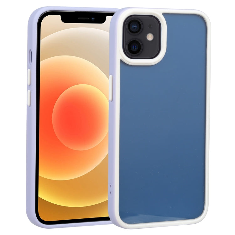 For iPhone 12 Two-color Shield TPU + PC Phone Case