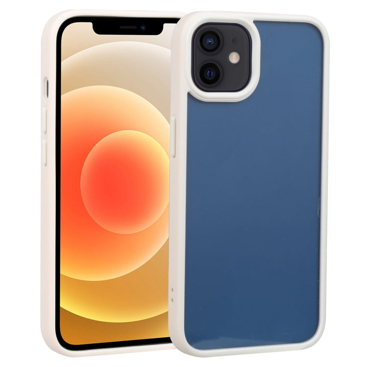 For iPhone 12 Two-color Shield TPU + PC Phone Case