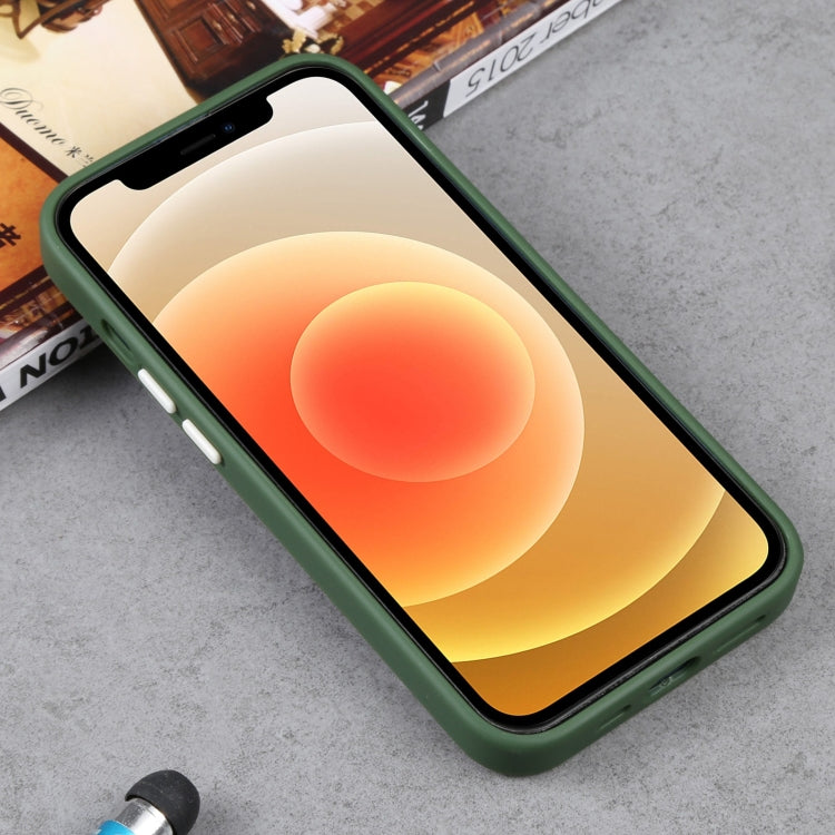 For iPhone 12 Two-color Shield TPU + PC Phone Case