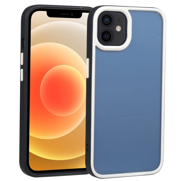 For iPhone 12 Two-color Shield TPU + PC Phone Case