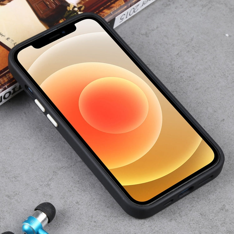 For iPhone 12 Two-color Shield TPU + PC Phone Case