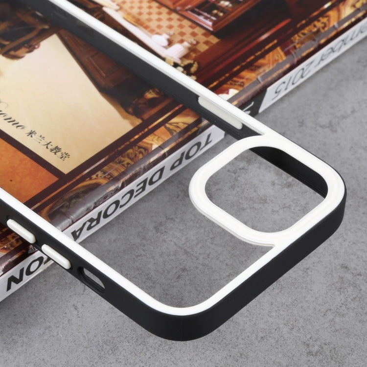 For iPhone 12 Two-color Shield TPU + PC Phone Case